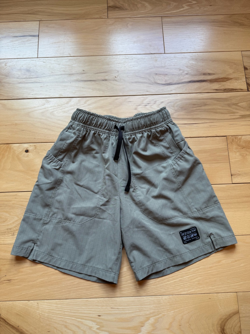 Khaki athletic works shorts